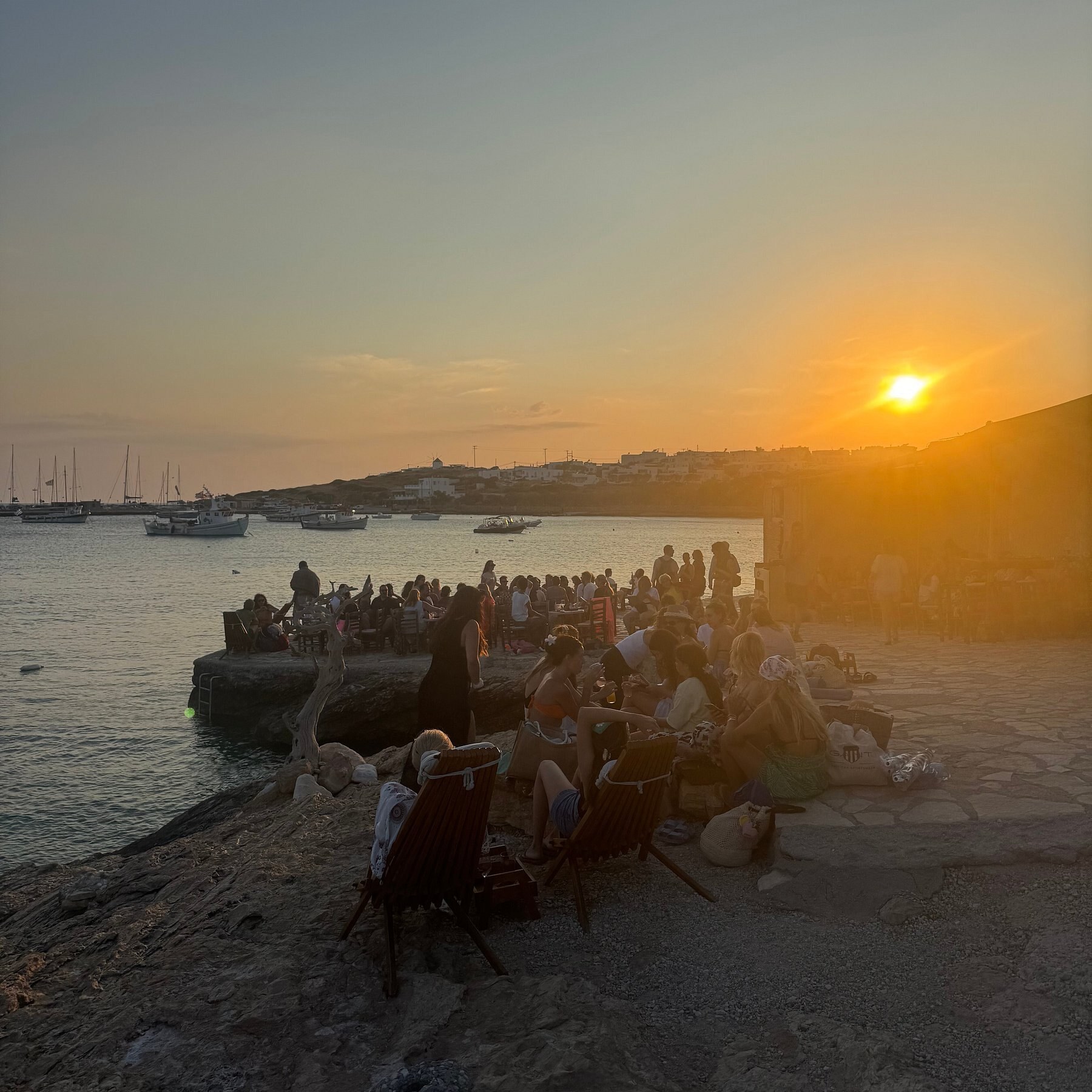 Θέα προς το λιμάνι των Κουφονησίων